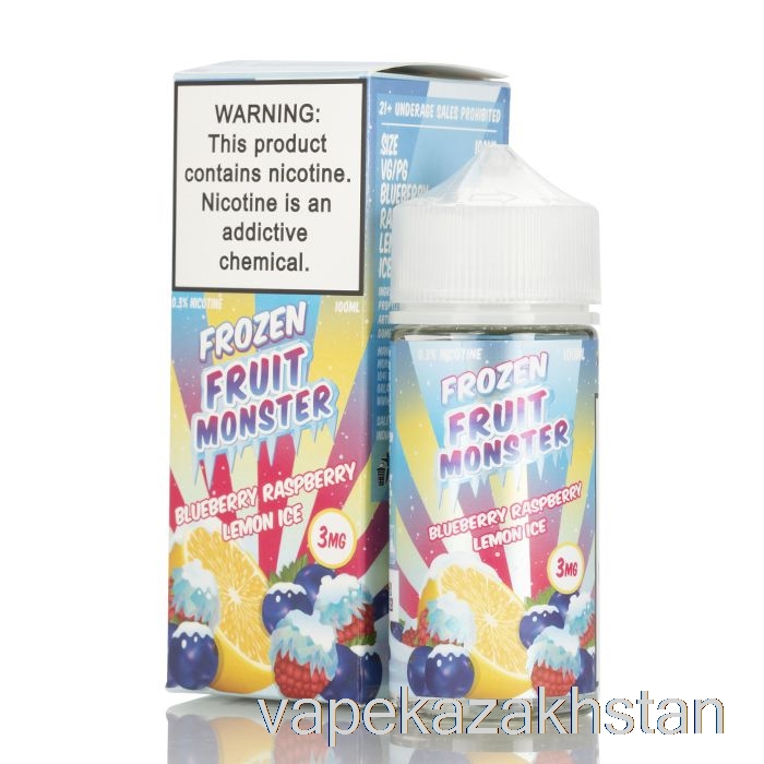 Vape Kazakhstan ICE Blueberry Raspberry Lemon - Frozen Fruit Monster - 100mL 0mg